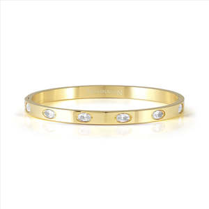 Nomination: Nomnation Pretty Bangles 029516/7/8/020 Gold With White Cz