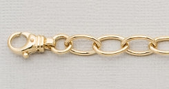 20th Birthday Sale: 9Ct Yellow Gold Open Link Braclet