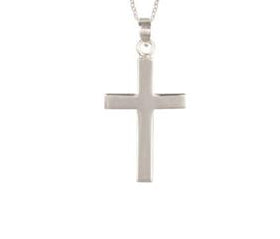 Sterling Silver Plain Cross