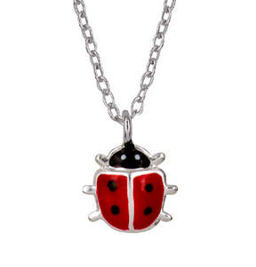 Black Friday 2025: Sterling Silver Lady Bird Pendant With Chain