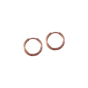 Earrings: FV Hoops Rose Gold 16mm Thin Huggies
