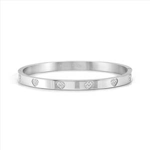 Jewellery Cubic Zirconia: Nomination Pretty Bangle 029504/004