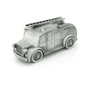 Pewter Fire Engine Money Box MT8623