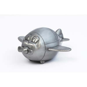 Pewter Plane Money Box MT8611