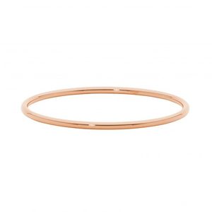 Ellani Stainless Steel Rose Gold Plated Bangle SB212R-68