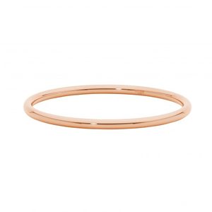 Ellani Stainless Steel Rose Gold Plated Bangle SB213R-65