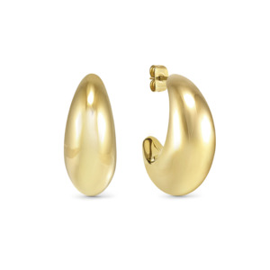 Nomination Ecclettica Earring 134315/012 Gold Medium Moon Studs
