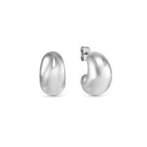 Nominmation Ecclettica Earring 134314/001 Stainless Steel Small Moon Studs
