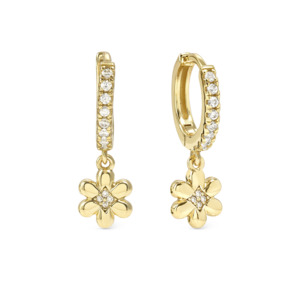 Nomination Petit Sparkle Flower Drop Earrings 242305/012
