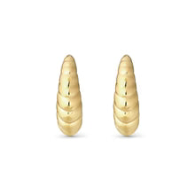 Nomination Ecclettica Steel Yellow Gold Plate Hoop Earrings 134317/012