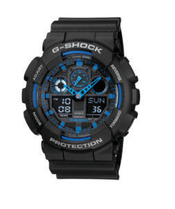 Watches: Mens Casio G-Shock Watch GA100-1A2