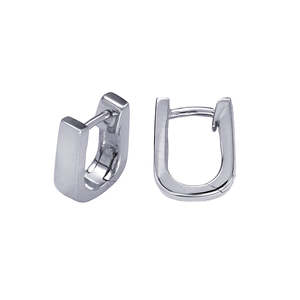 All Jewellery: Sterling Silver Small Huggie Earrings
