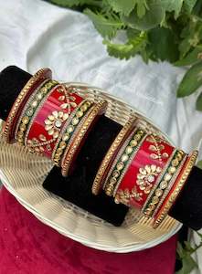Rajwadi Chooda Bangles ( set of both hands )
