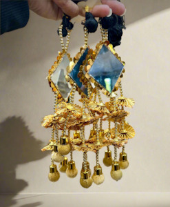 Mirror Paranda in golden colour, Code: PR6