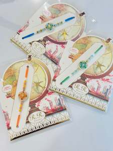 Rakhi / Rakhdi packs in Meenakari ( Per PC )