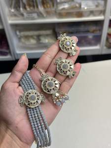 Grey Collection: Mirror choker set N-1