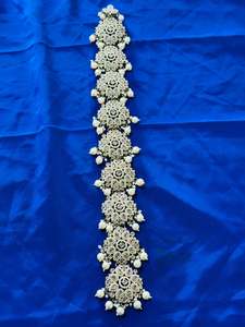 Hair Accessories: Gutt/Choti in Polki, Colour: Golden, (Code:015)