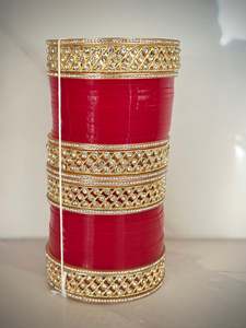 Bridal Chooda Range: Red chooda set, ( Code: 6 )