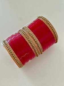 Bridal Chooda Range: Maroon redish chooda set, ( Code: 4 )