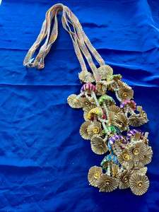 Paranda Collection: Multi colour paranda with gotta, ( Code: 38 )