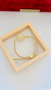 Stunning Rakhi / Rakhdi box in American Diamond ( Premium Range ) - A47