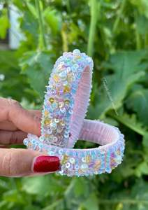 C Baby Pink Colour Jewellery Options: Multi coloured handmade soft kangan bangles