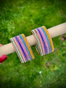Multi Bangles in Pastel colours