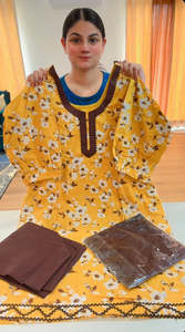 Cotton Printed Boutique Stitched Suit, Code: 226