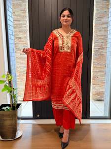 Bindis: Readymade partywear designer suit, Code: R11