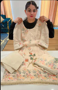 Punjabi Suits: Taking pre orders -Sardari look suit ( Colour - Badami ) - Code: 623 ( 4 weeks time )