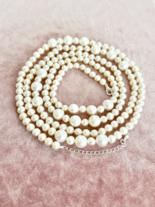 Products: Extra Long Fresh Water Pearl Necklace (preorder - 2weeks) - Timeless Fashion