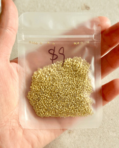 Products: 1.5mm Toho Glass Beads in Gold Colour - Timeless Fashion