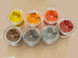 Products: Yellow, Orange & Red Opaque Glass Beads, 11/0 (2mm), 10g - Timeless Fashion