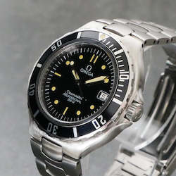 Sold Items: Omega Seamaster 200m (Pre-bond, vintage, Circa 1998), 36mm, Black Dial, Quartz