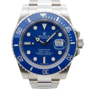 Featured Items: Rolex Submariner Smurf, 40mm, Automatic Calibre 3135, 116619LB Random Serial number (Off-shore item)