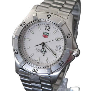 Tag Heuer 2000 Professional, White dial, Quartz, 38mm, model WK1111-0 (In Stock Item)