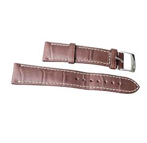 Omega: OMEGA Brown Leather Watch Strap – 19mm Lug Width – Original Signed Stainless-Steel Buckle (In-Stock item)