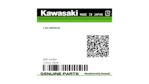 Kawasaki: Kawasaki Mirror Cap – Part #11012-1818