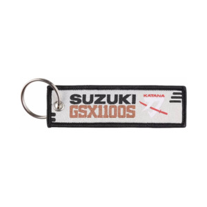 SUZUKI GSX1100S FLIGHT TAG KEYCHAIN – OEM LICENSED