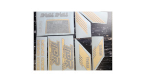 Aftermarket Yamaha TDR250 Decal Kit – Black Model