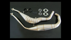 Tyga: TYGA GP-Type Stainless Steel Exhaust Chambers – Suzuki RGV250 VJ22 (EXCS-0010)