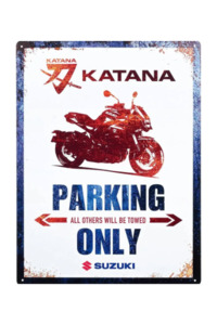 Suzuki Katana Parking Sign