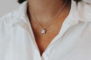 Necklace: Honour Pendant - Star - sterling silver