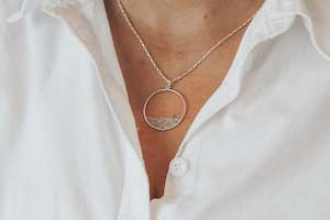Necklaces: Horizon Necklace - sterling silver