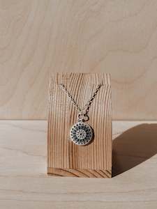 Necklaces: Connective Kina Half Necklace - sterling silver