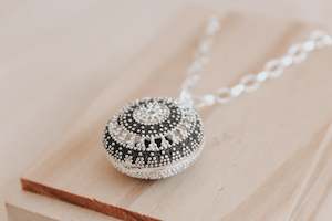 Necklaces: Connective Kina Necklace - sterling silver