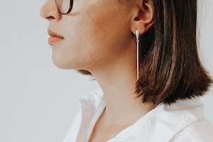 Earrings: Piupiu - sterling silver