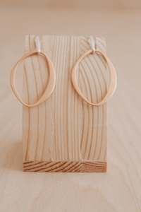 Earrings: Hopua Earrings -  24k gold plate and sterling silver