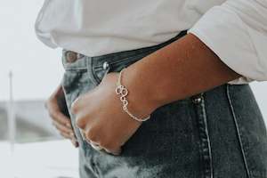 Bracelets: Matariki Bracelet - sterling silver