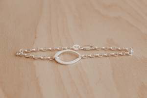 Bracelets: Hopua Bracelet - sterling silver